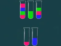 Water Sorting Color in the bottle